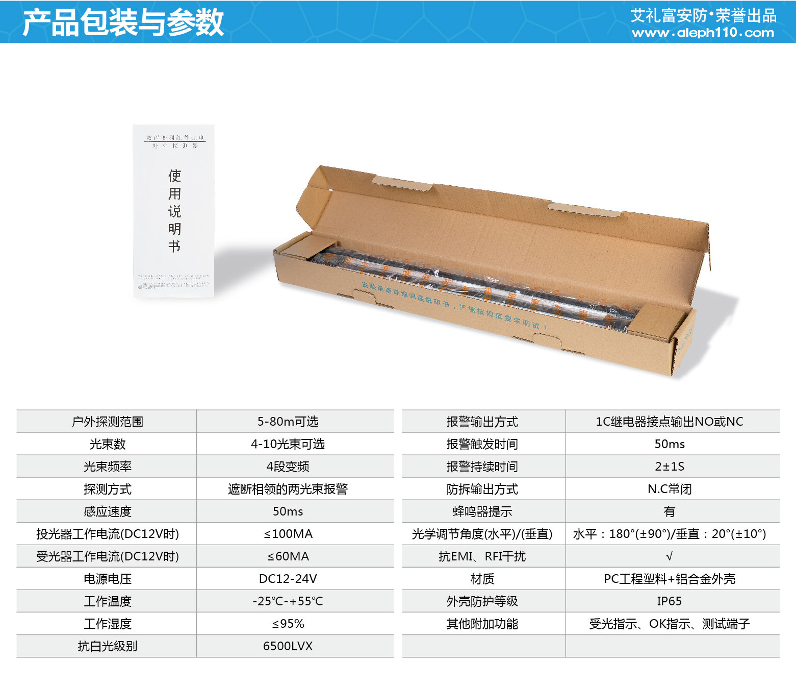 艾礼富 数字变频红外光栅4-10光束